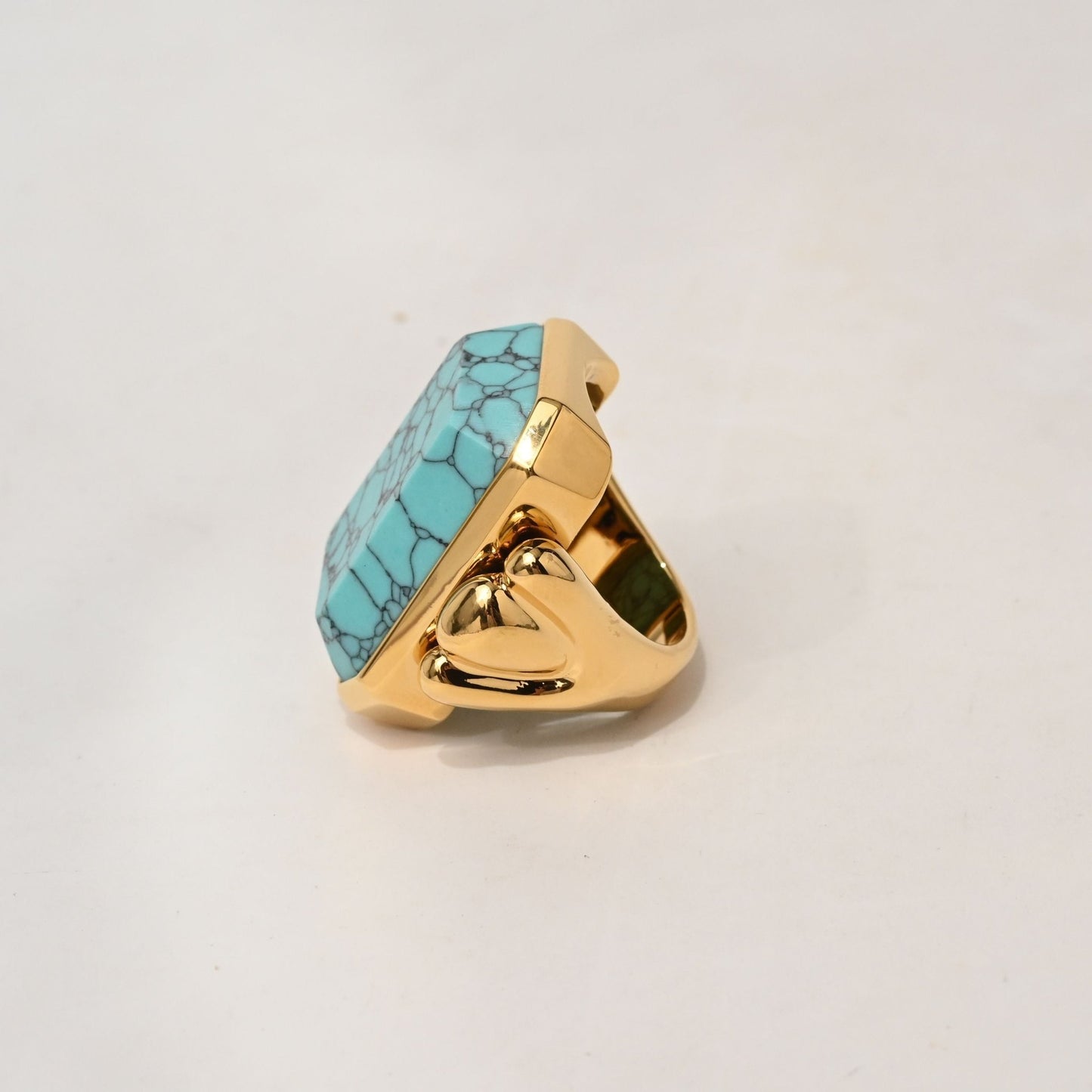 Marique French Vintage Turquoise Ring - Voisson