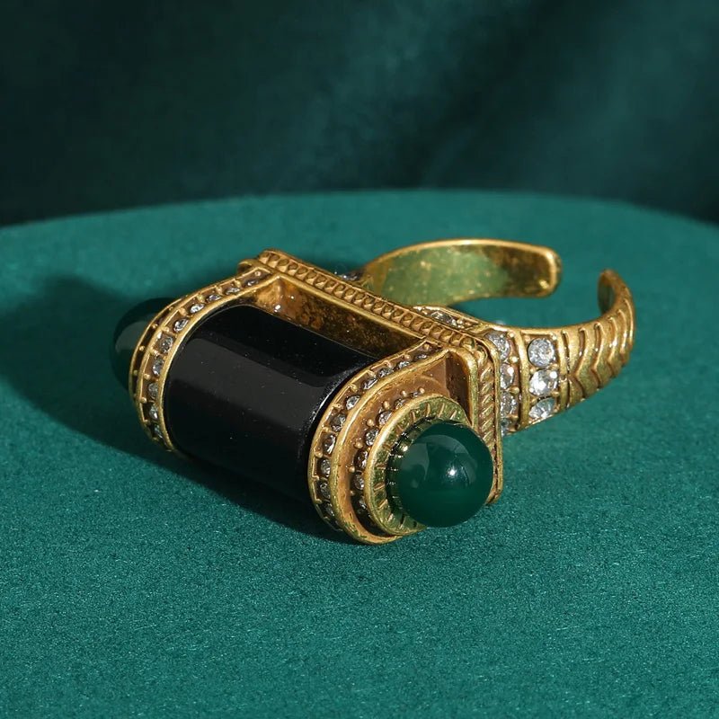 Midnight Oracle Vintage Ring - Voisson