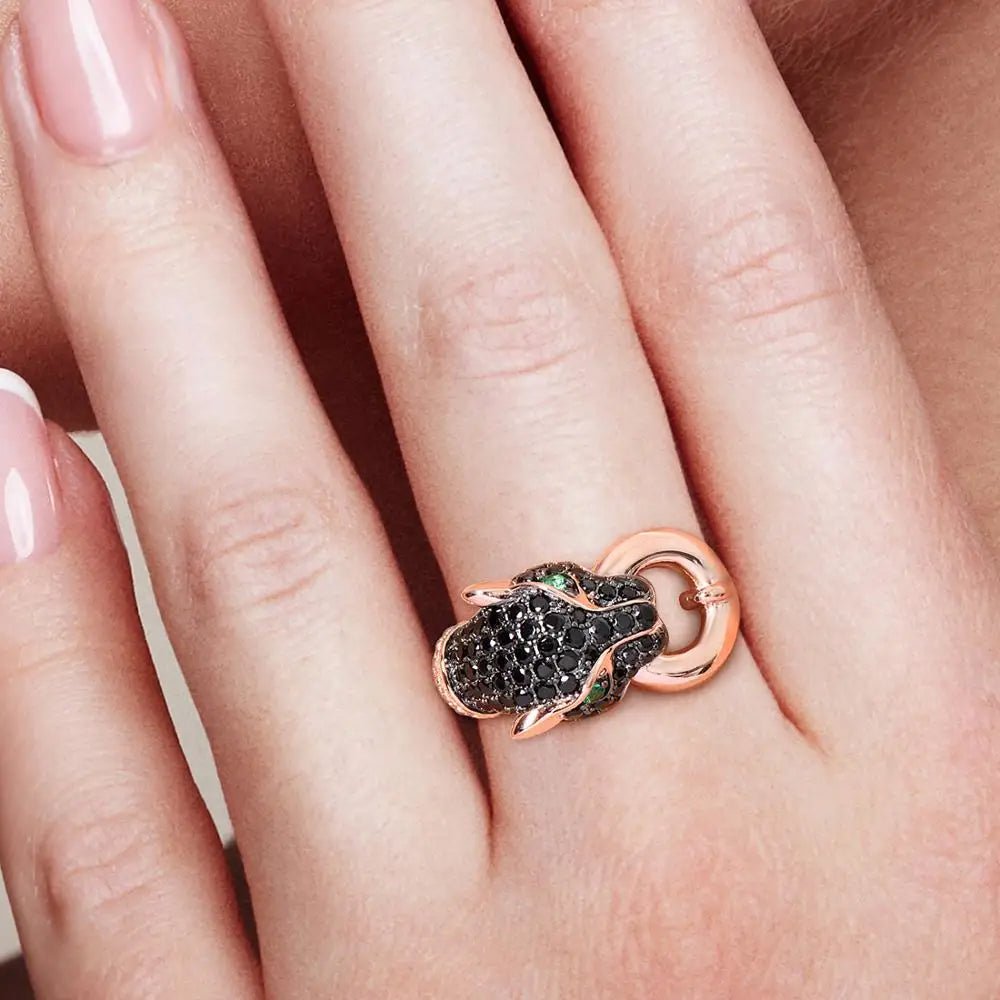 Midnight Panther Power Ring - Voisson