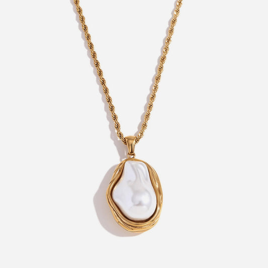 ModernMuse SS Gold Collection Necklace - Voisson