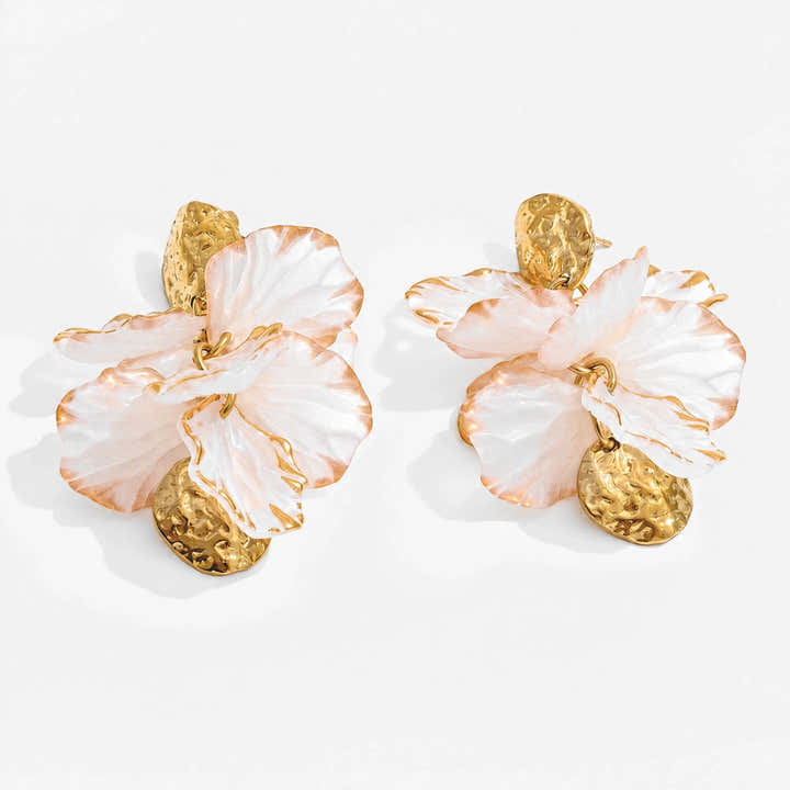 Moon Petal Earrings - Voisson