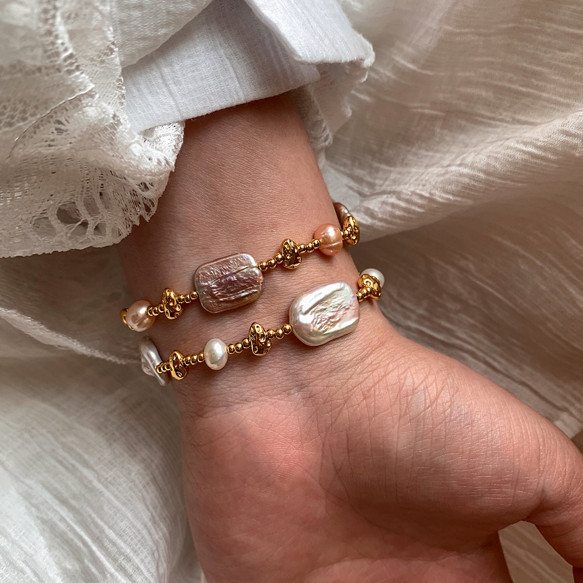 Moonlit Drift Chain Bracelet - Voisson