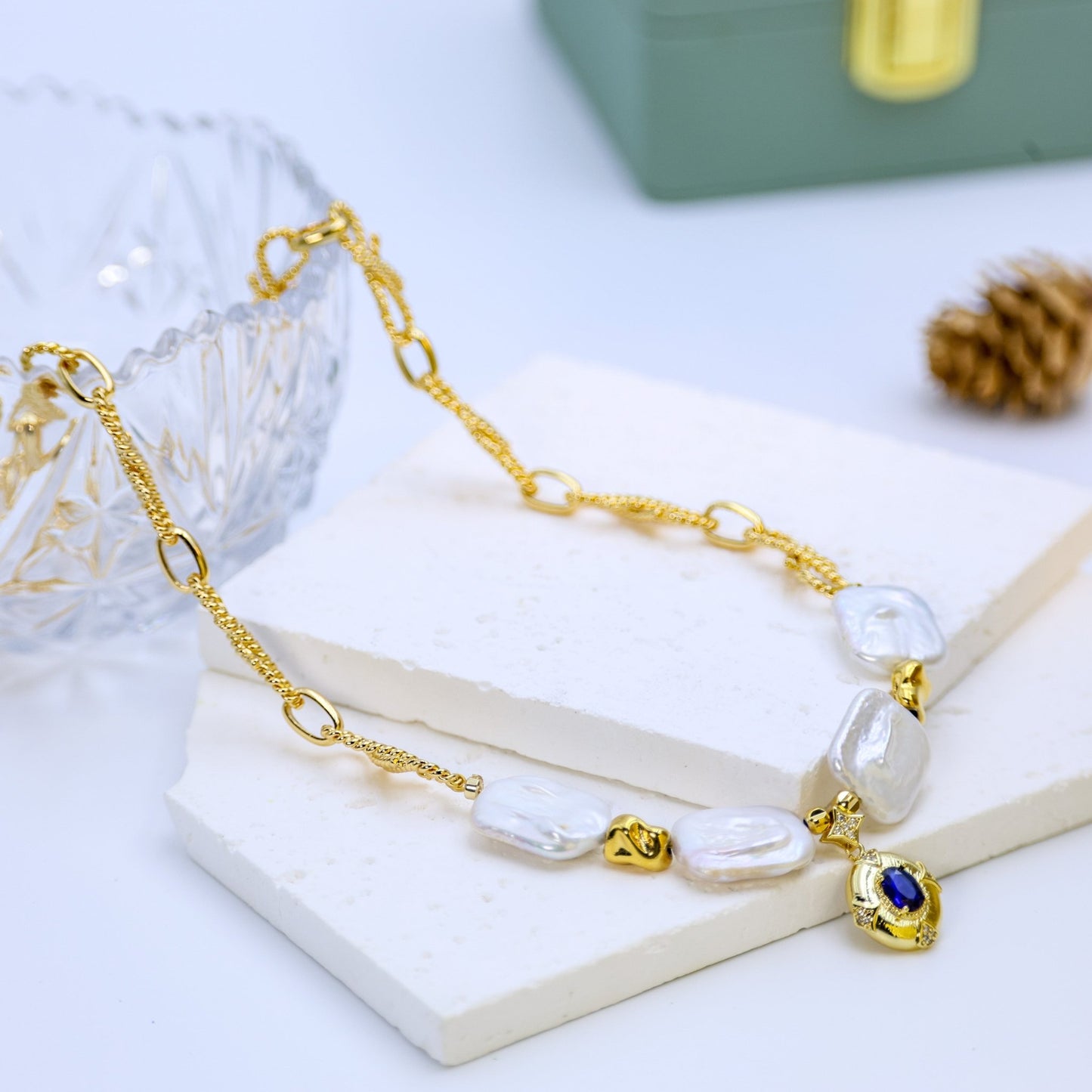 Moonlit Drift Pendant Necklace - Voisson