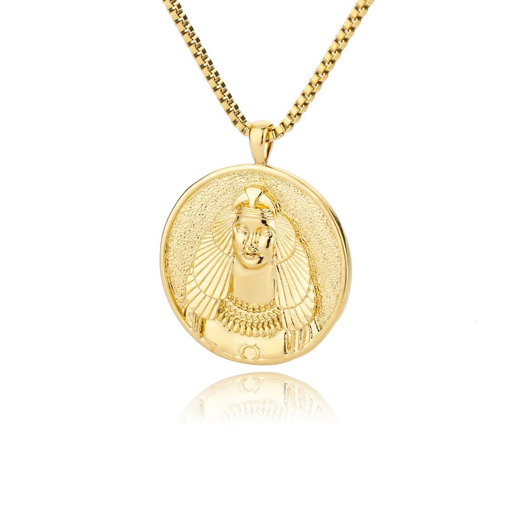 Mythos Gold Medallion Necklace - Voisson