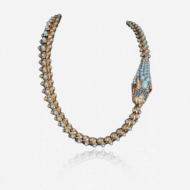 Nile Serpent Turquoise Necklace - Voisson
