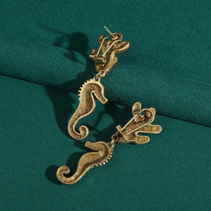 Ocean Whimsy Drop Earrings - Voisson