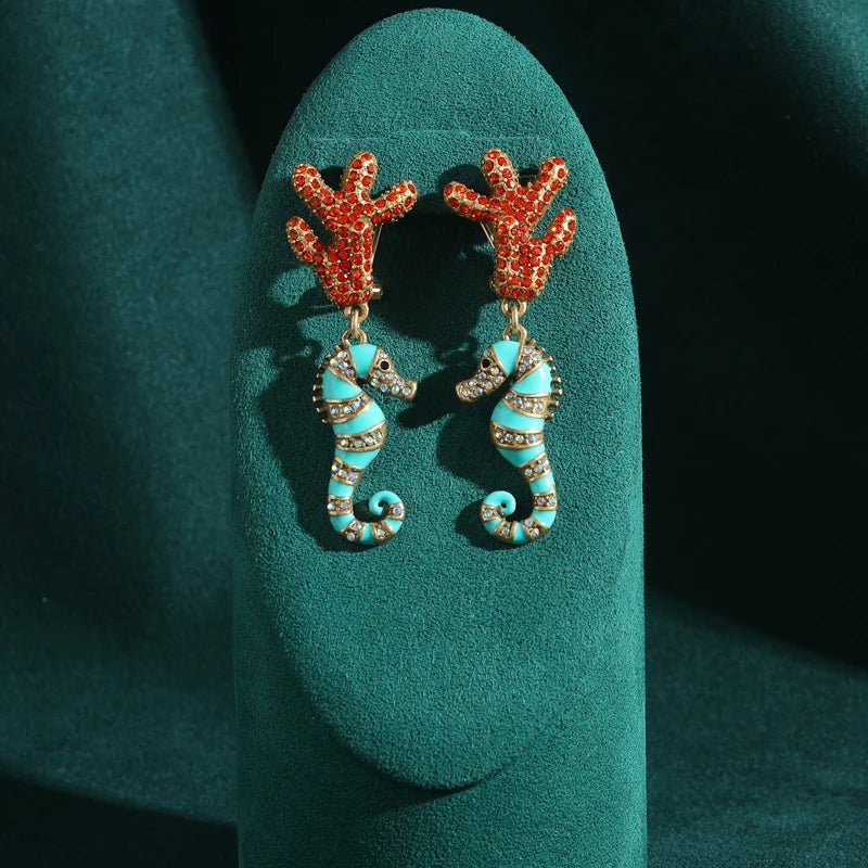Ocean Whimsy Drop Earrings - Voisson