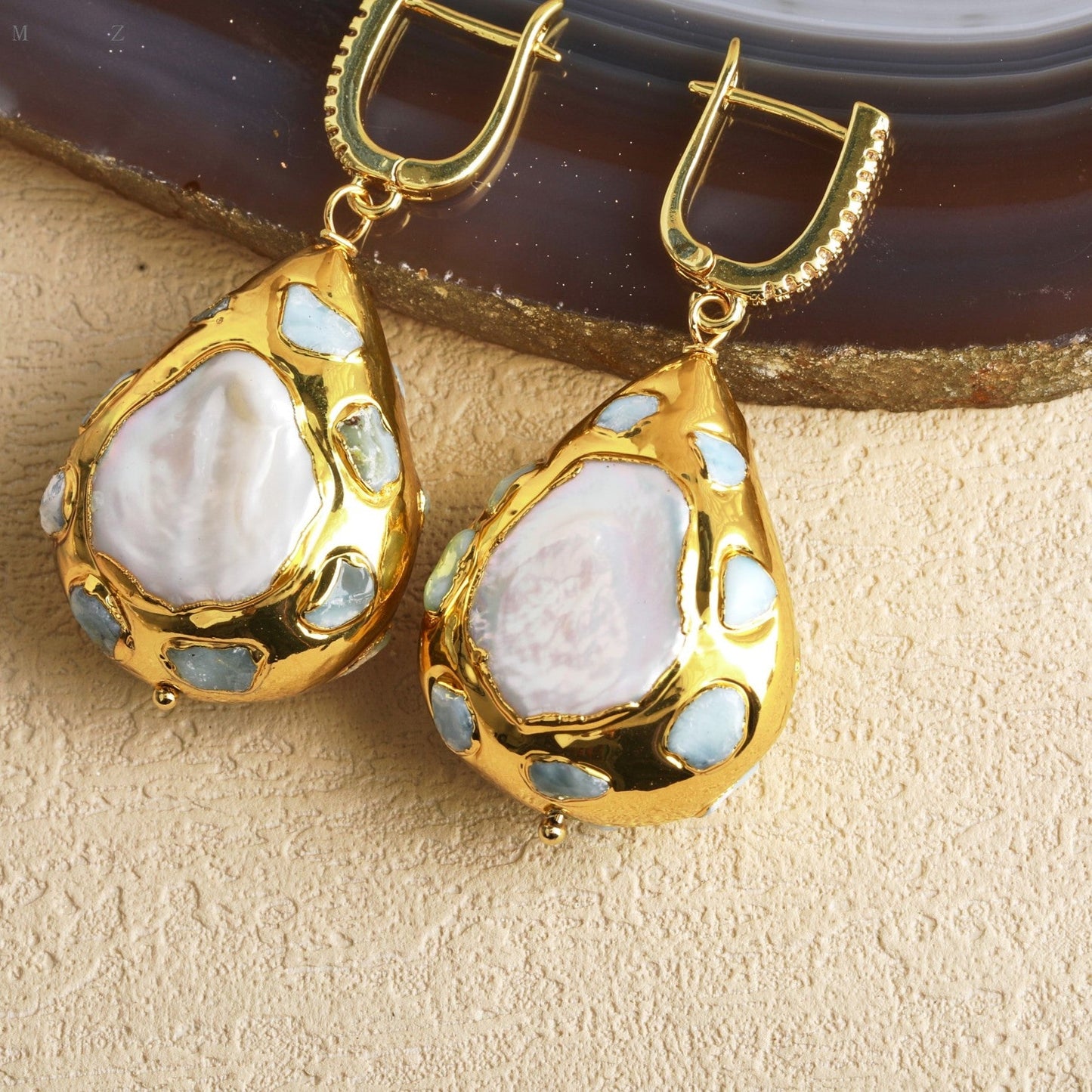 OceanRelic Pearl Drop Earrings - Voisson