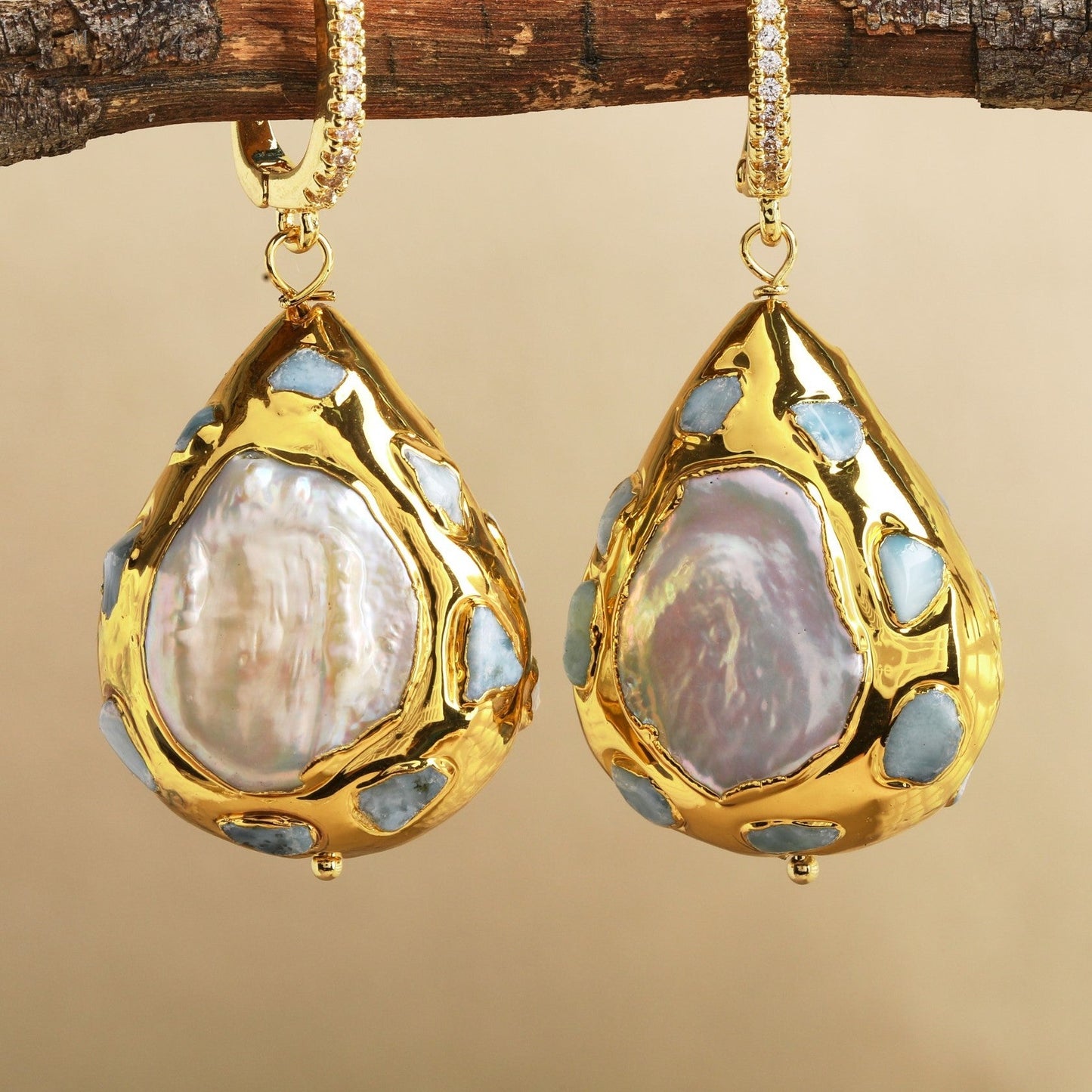OceanRelic Pearl Drop Earrings - Voisson