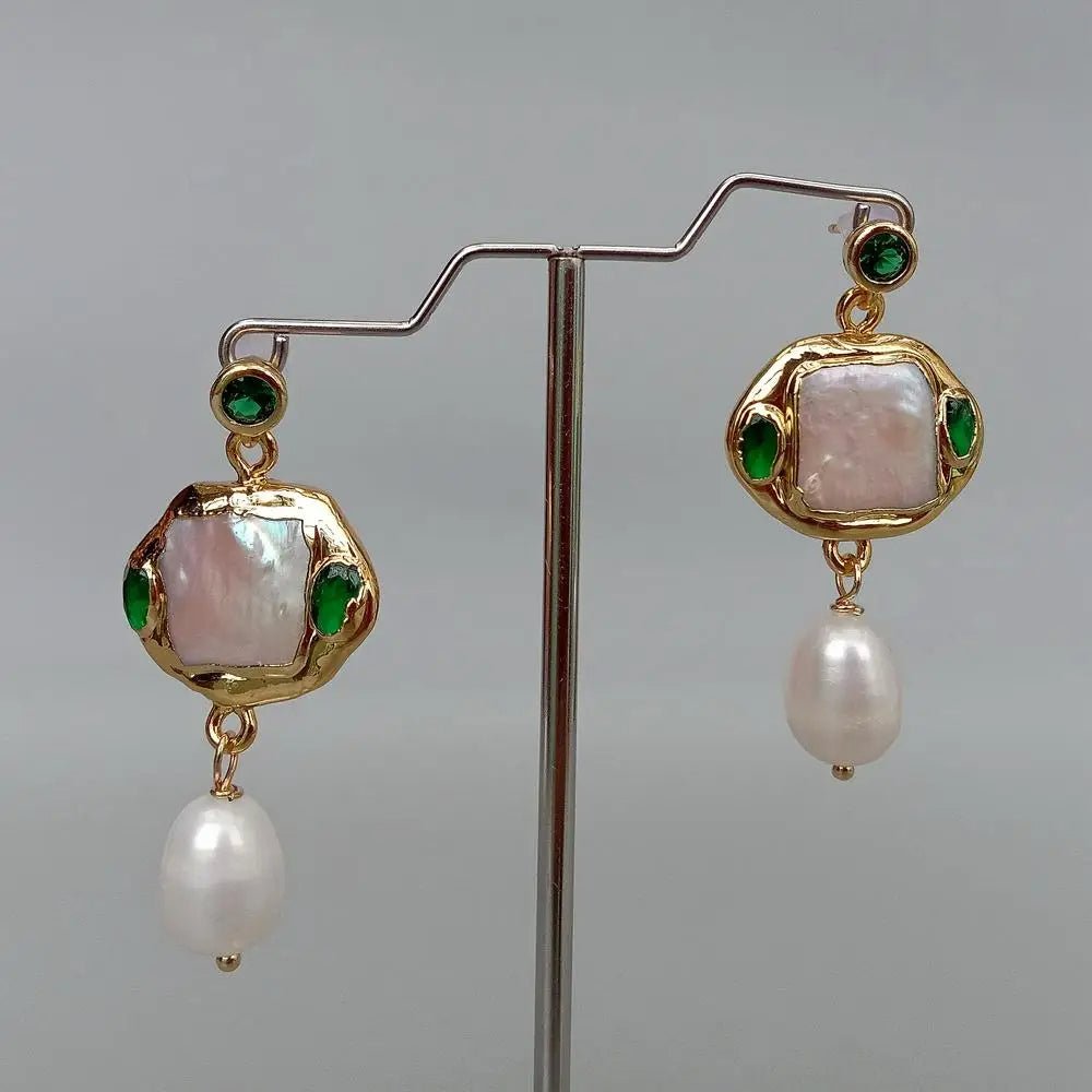 Opal Garden Drop Earrings - Voisson