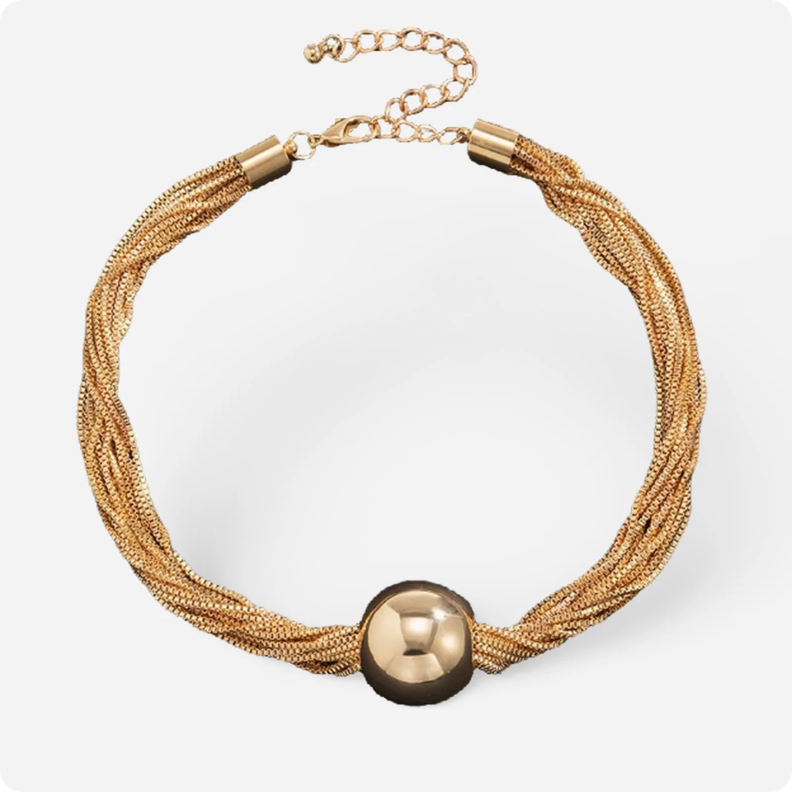 OrbEcho Multi Chain Chocker Necklace - Voisson