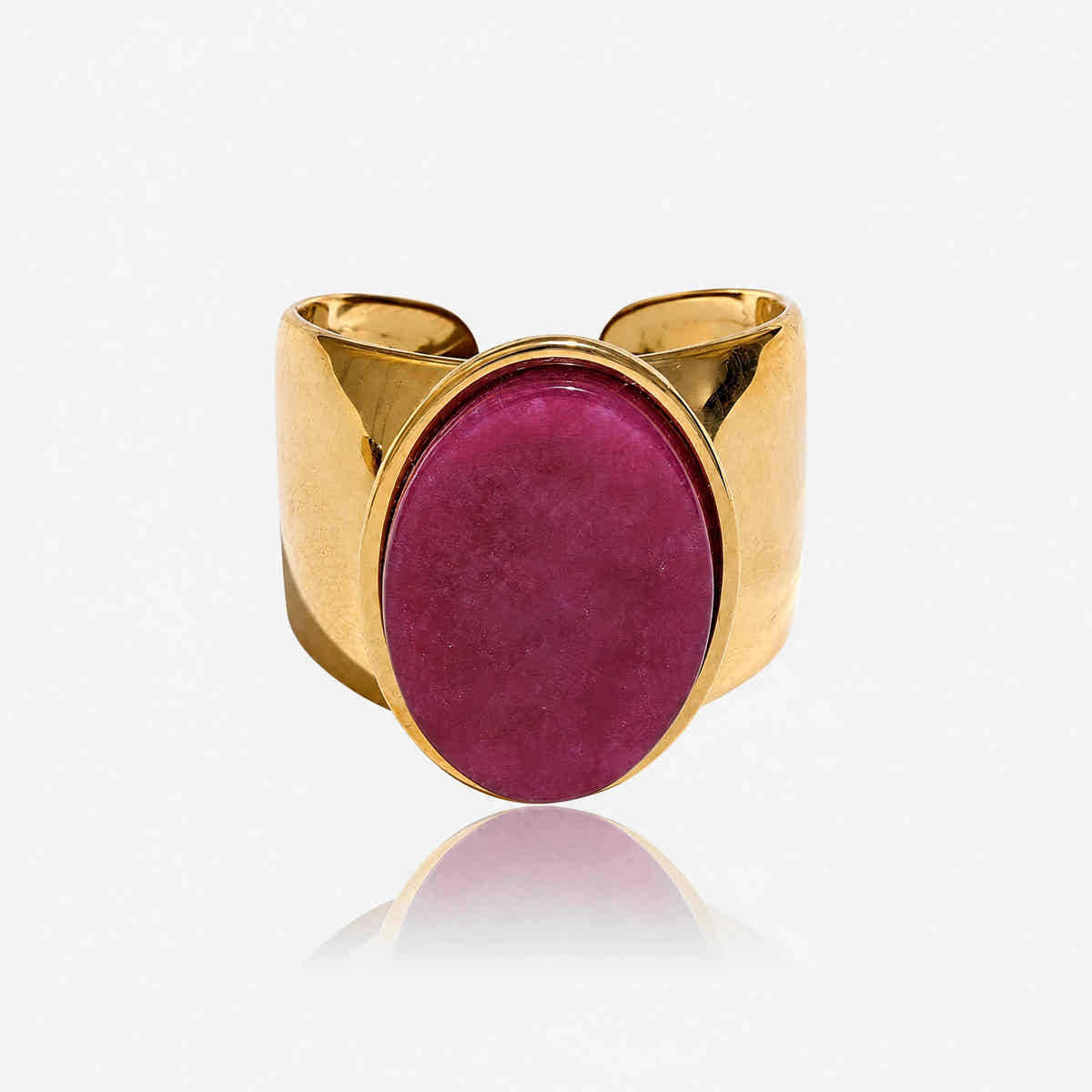 Oval Stone Signet Ring - Voisson