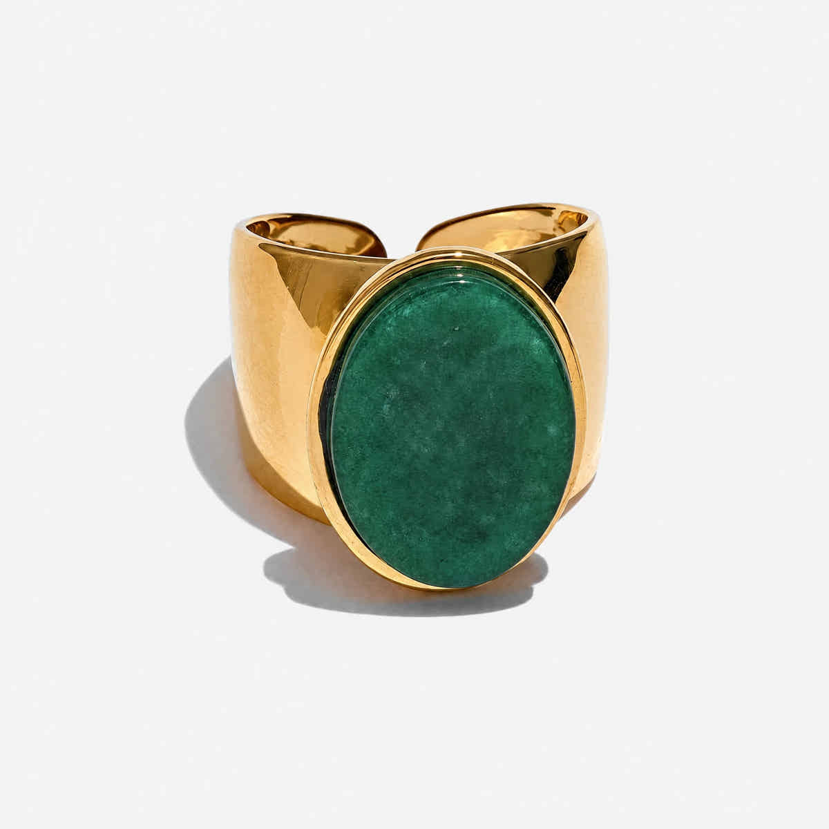 Oval Stone Signet Ring - Voisson