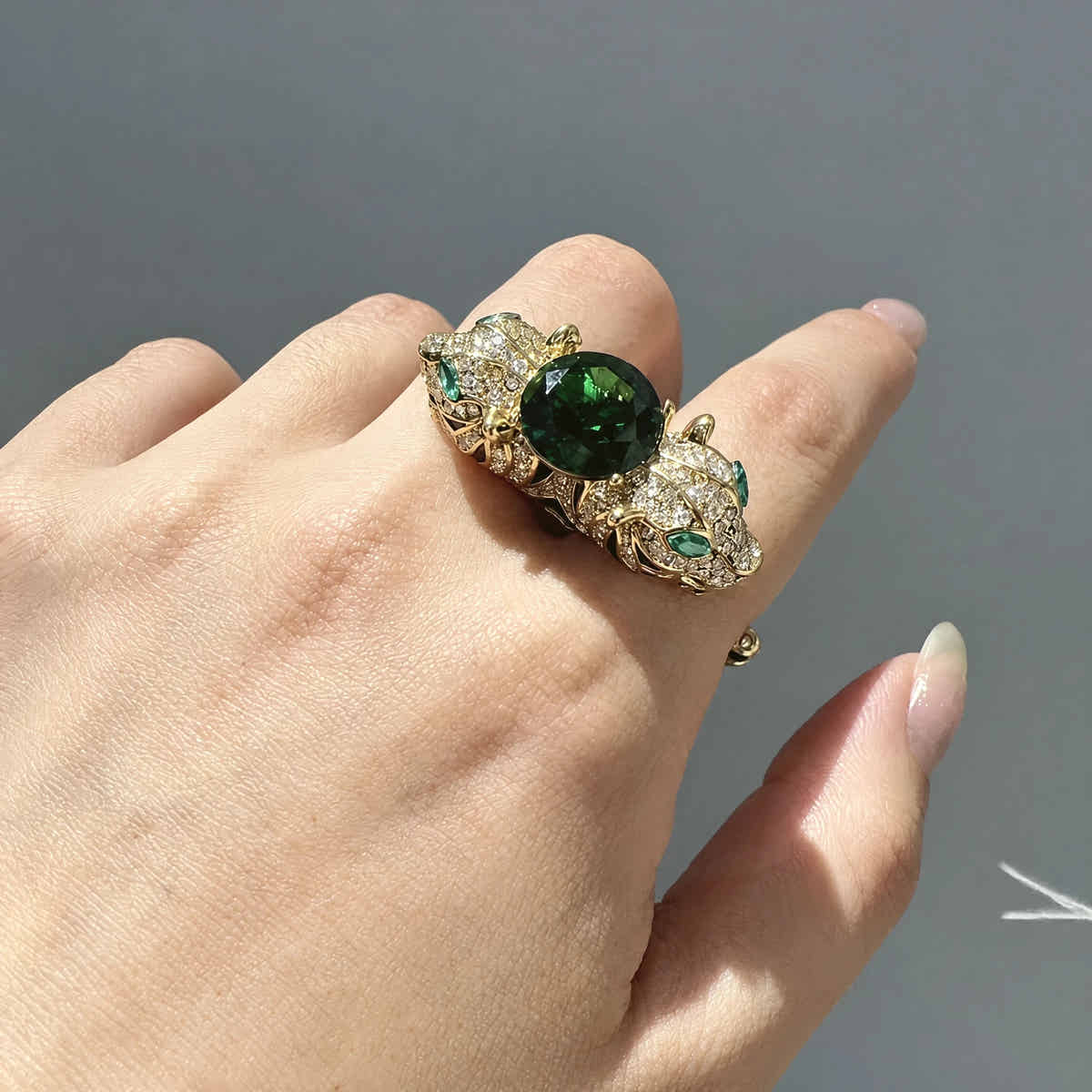 Panthera Luxe Statement Ring - Voisson