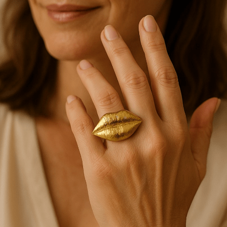 PassionLips Irregular Cocktail Ring - Voisson