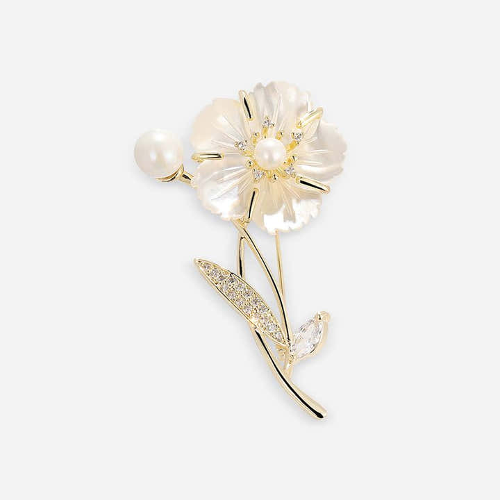 Pearl Blossom Brooch - Voisson