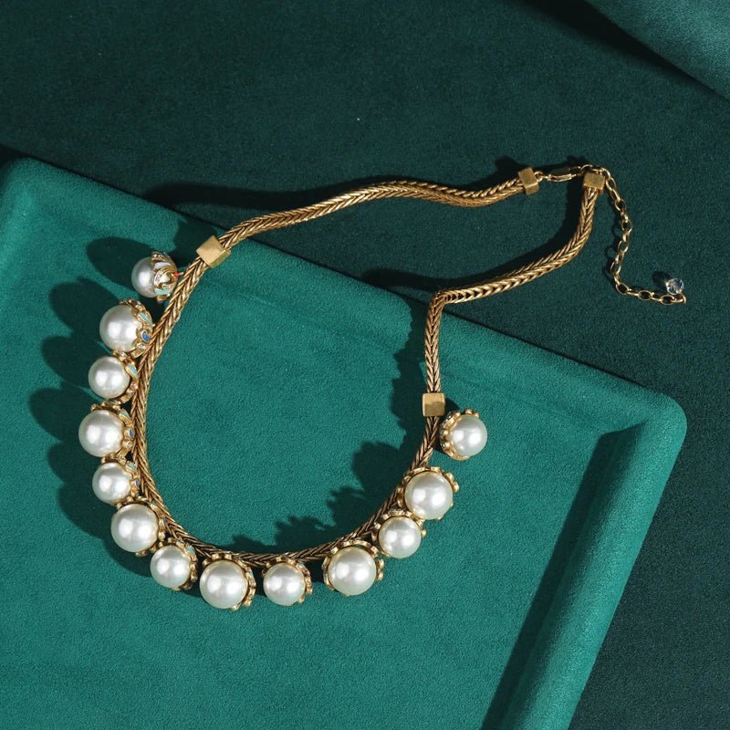 Pearl Dynasty Statement Necklace - Voisson