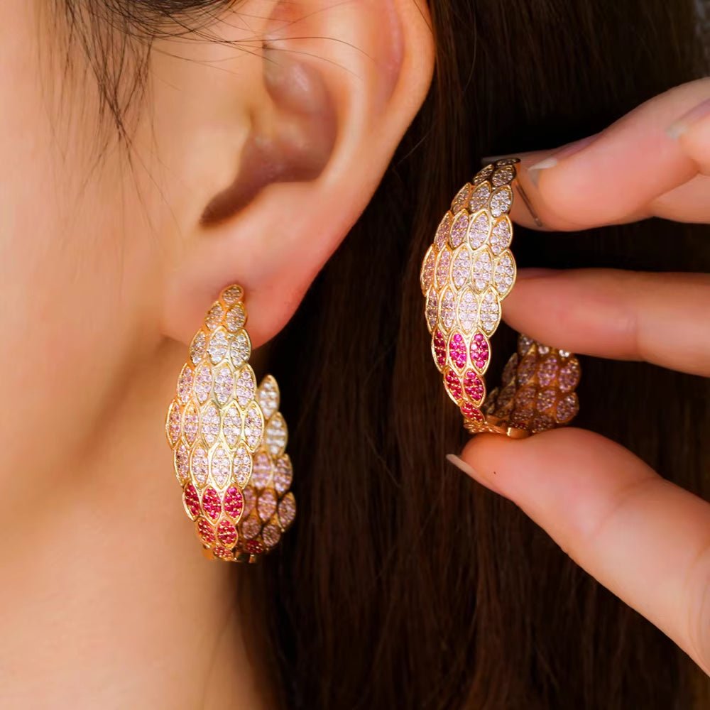 Phoenix Flame Earrings - Voisson