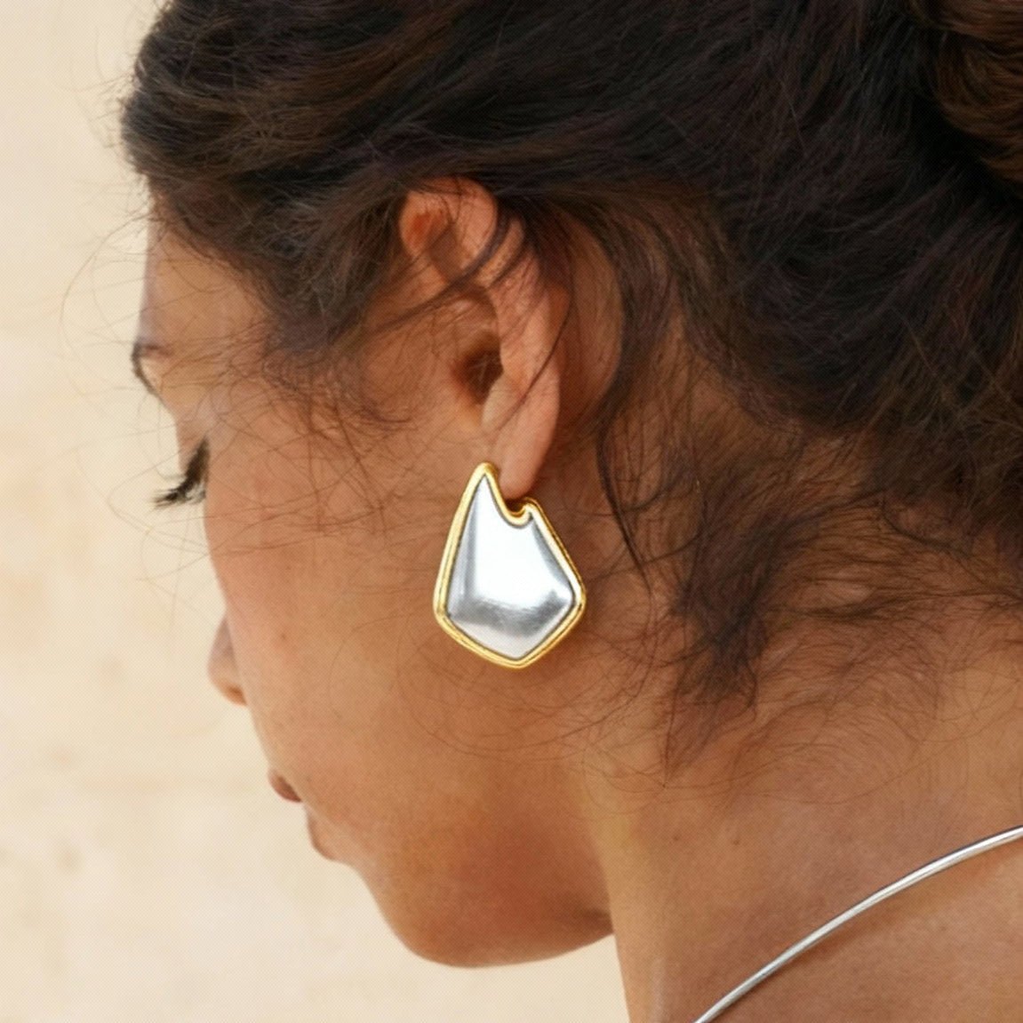 Reflexion Gold Earrings - Voisson