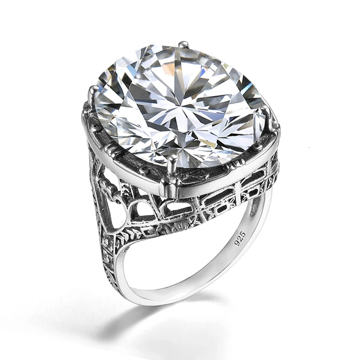 Regal Radiance 925 Silver Ring - Voisson