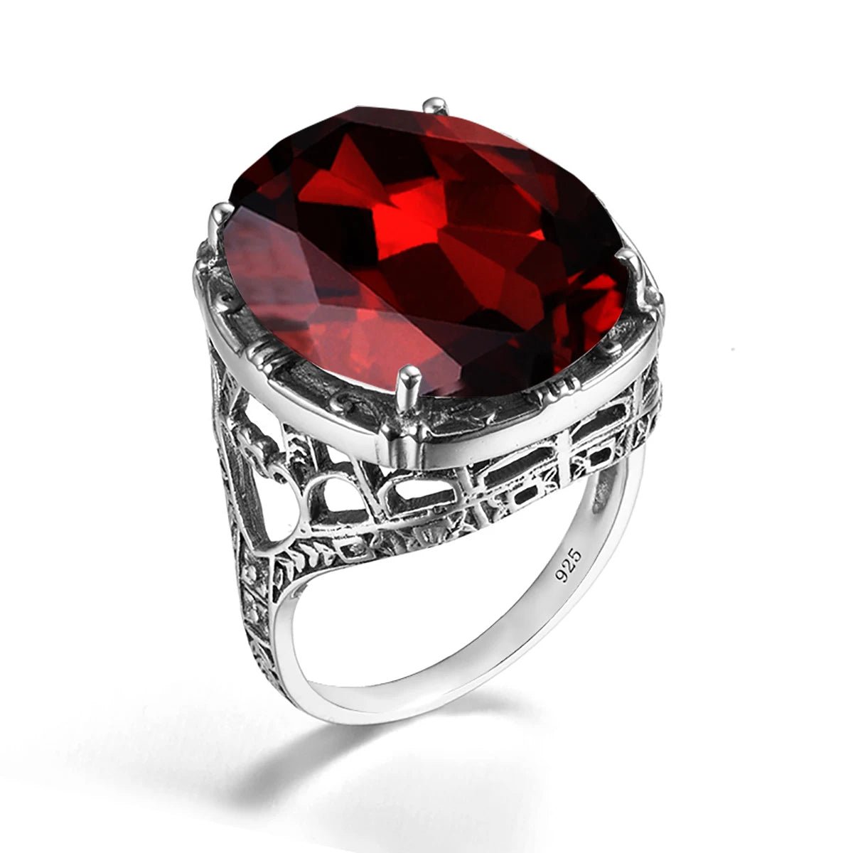 Regal Radiance 925 Silver Ring - Voisson