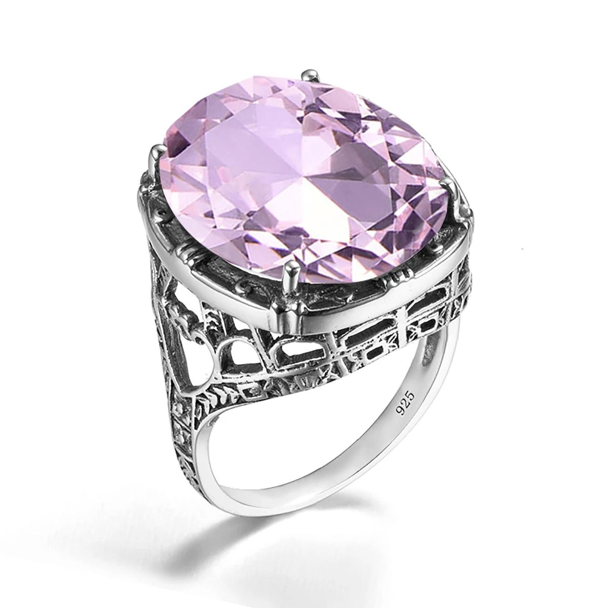Regal Radiance 925 Silver Ring - Voisson