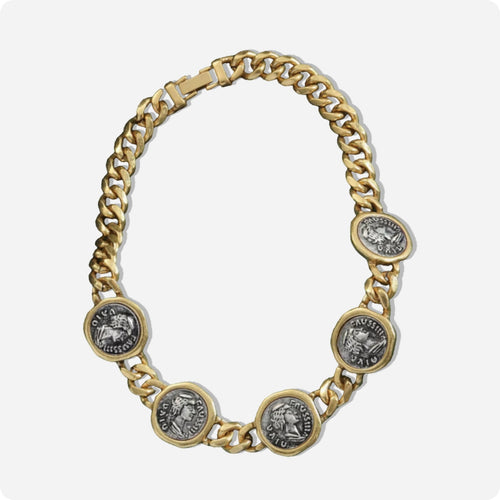 Roman Relic Chain Necklace - Voisson