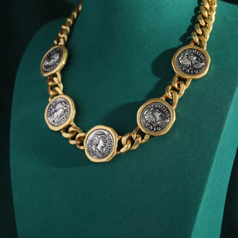 Roman Relic Chain Necklace - Voisson