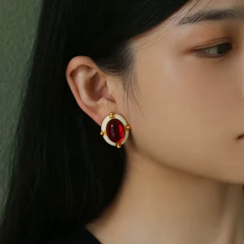 Rosalinda Retro Chunky Earrings - Voisson