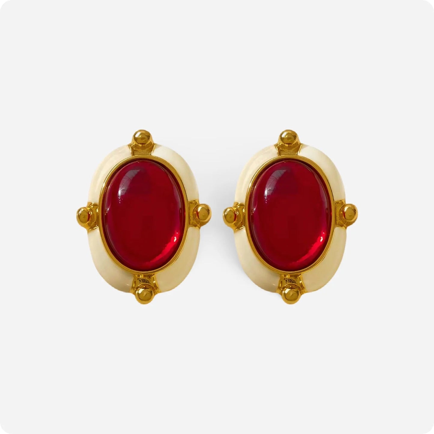 Rosalinda Retro Chunky Earrings - Voisson
