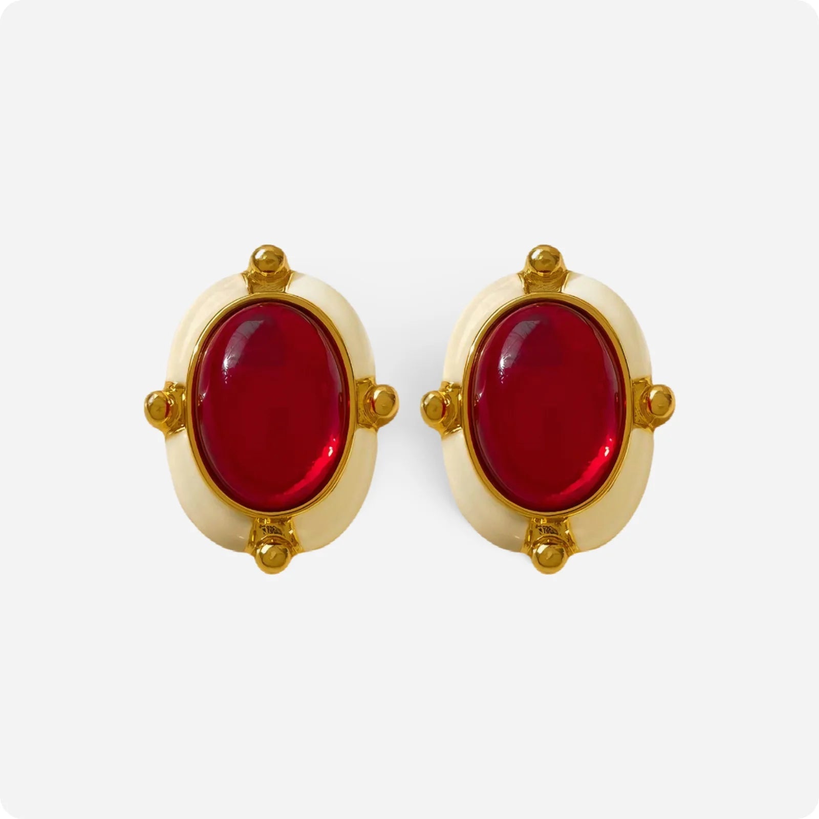 Rosalinda Retro Chunky Earrings - Voisson