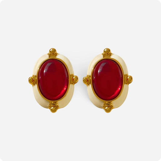 Rosalinda Retro Chunky Earrings - Voisson
