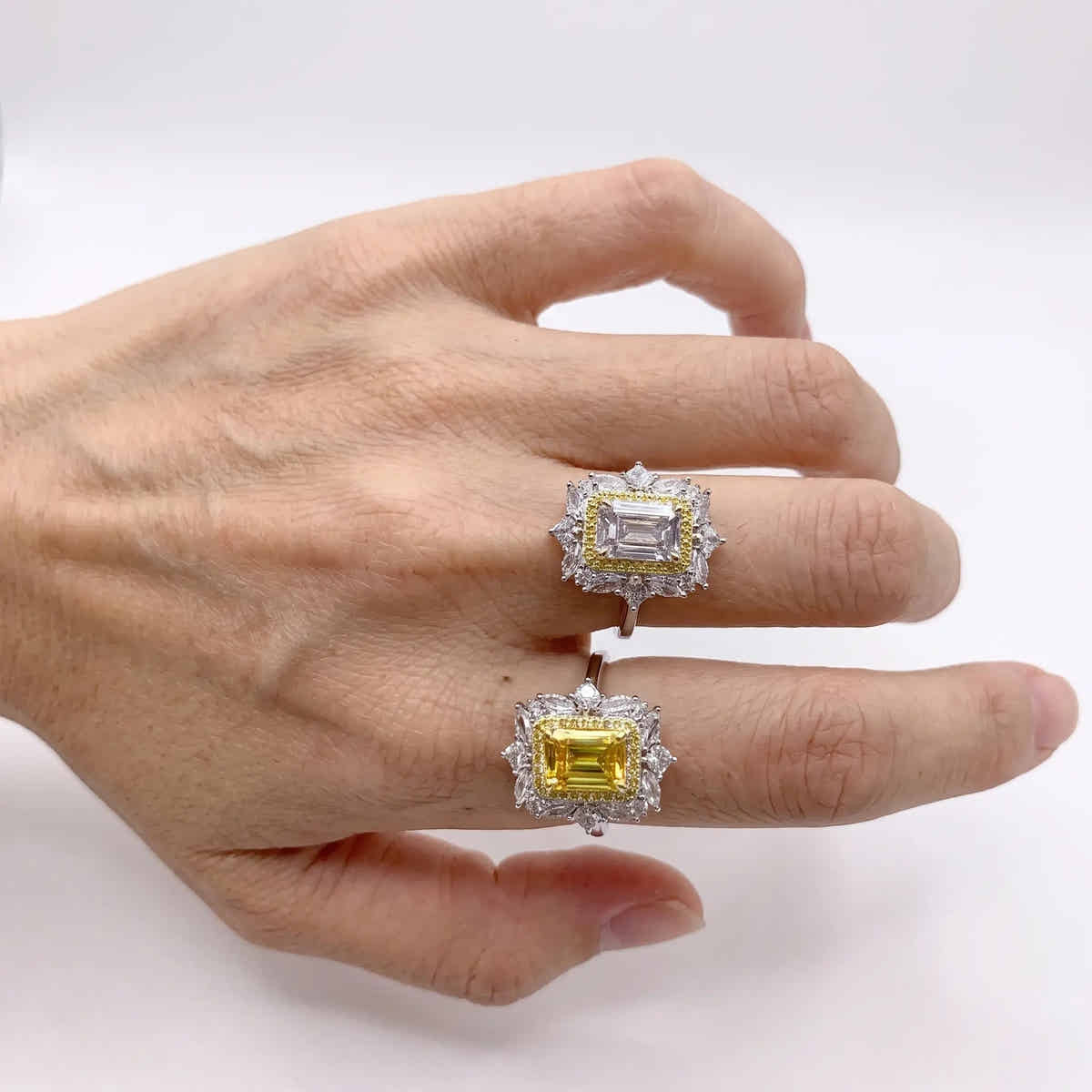 Royal Frame 925 Silver Ring - Voisson
