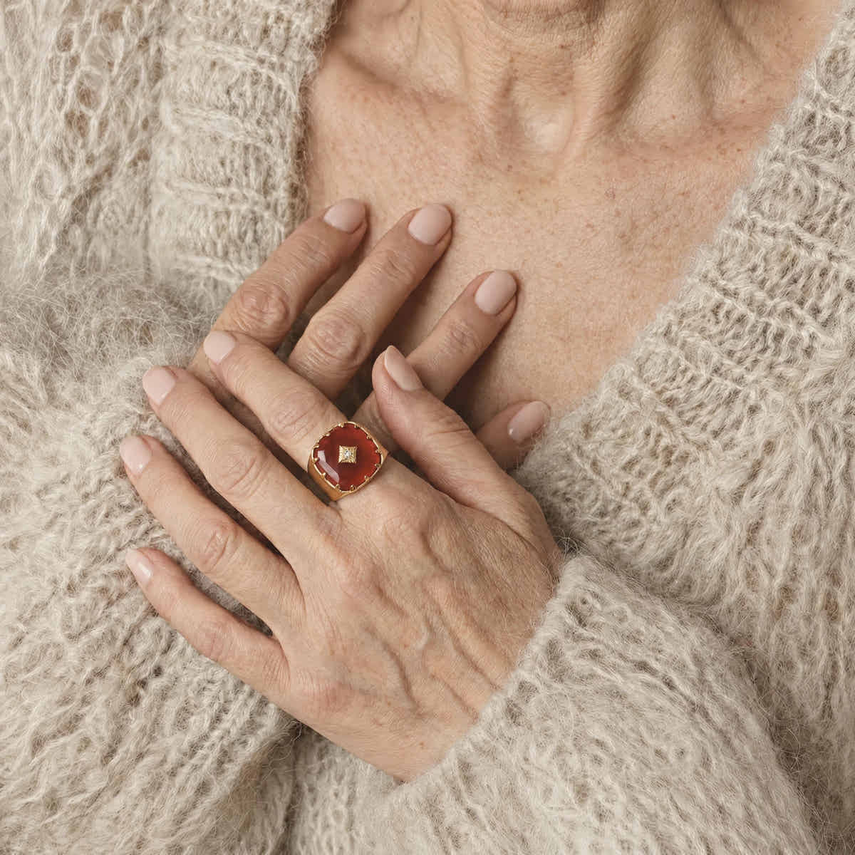 RubyRogue Statement Ring - Voisson