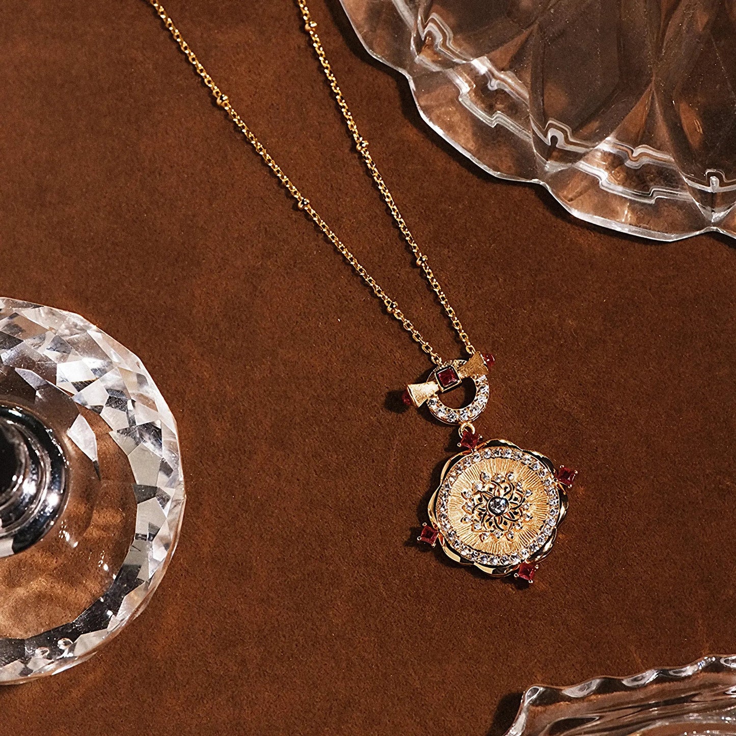 RubySun Heritage Pendant Necklace - Voisson
