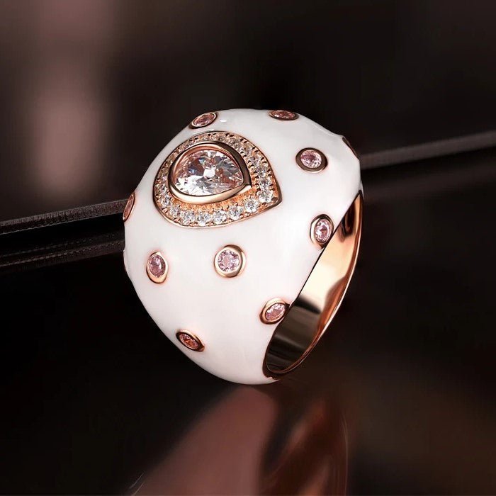 Sapphire Eclipse Statement Ring - Voisson