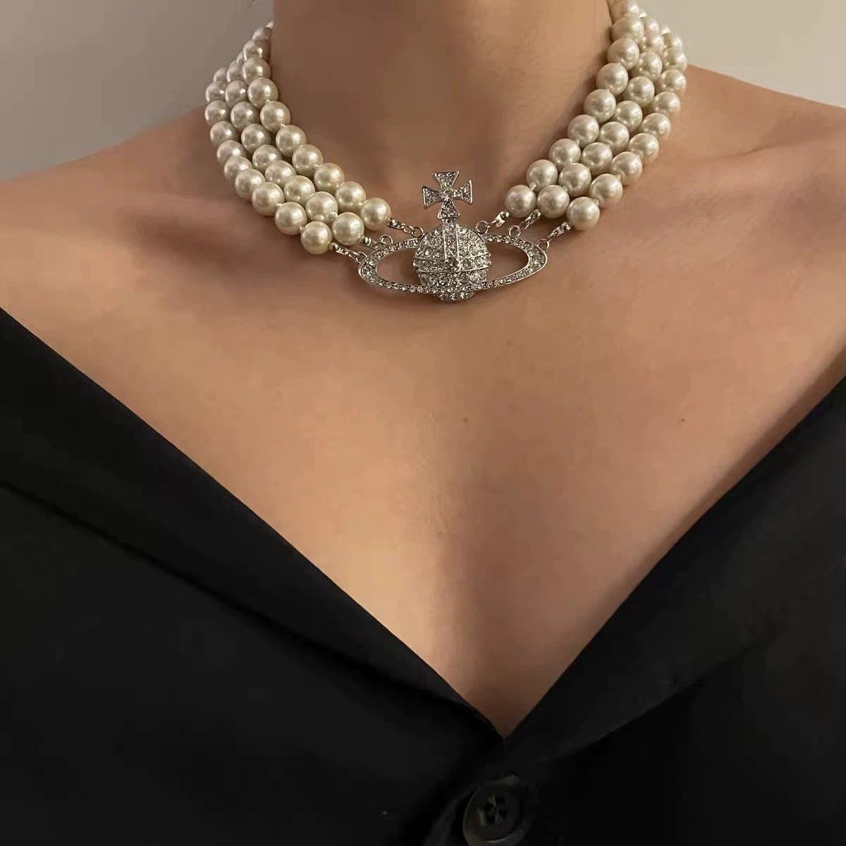 Saturnia Orbit Choker Necklace - Voisson