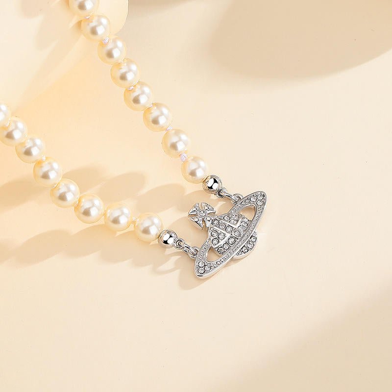 Saturn’s Empress Pearl Necklace - Voisson
