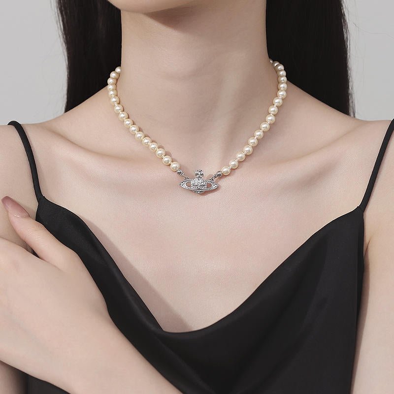 Saturn’s Empress Pearl Necklace - Voisson
