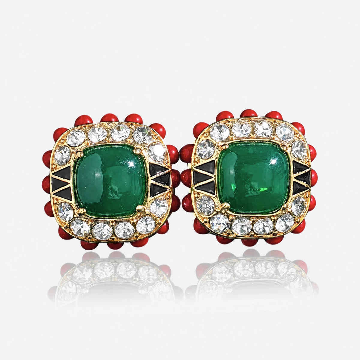 Scarlet Crown Earrings - Voisson