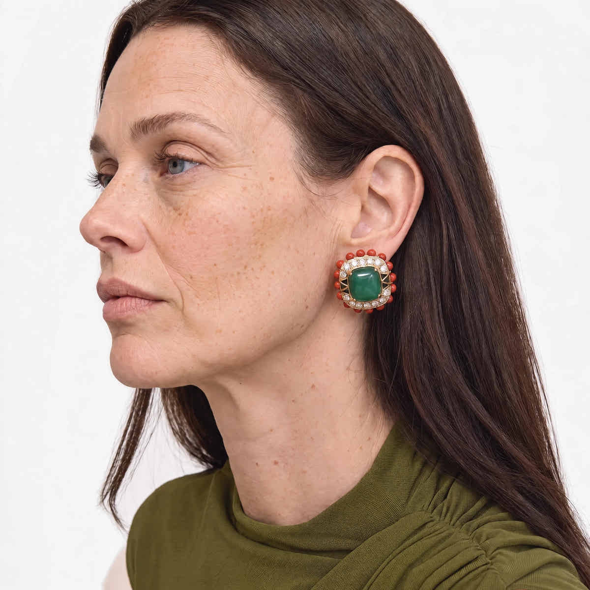 Scarlet Crown Earrings - Voisson
