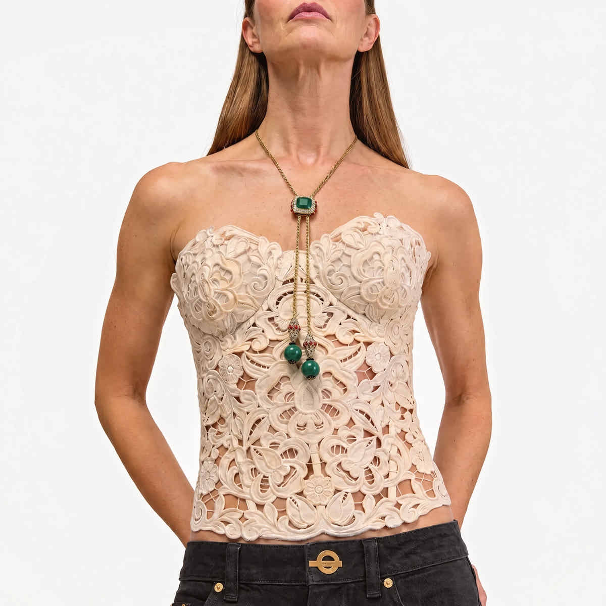 Scarlet Crown Necklace - Voisson