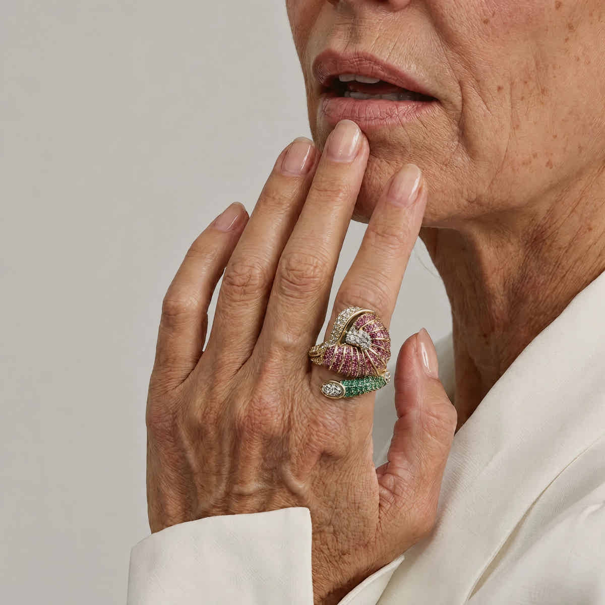 Serpentina Bloom Ring - Voisson