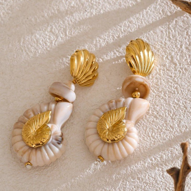 ShellMuse Drop Earrings - Voisson