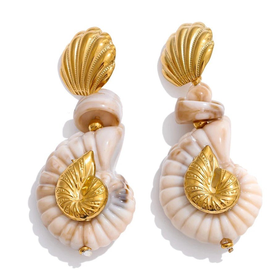 ShellMuse Drop Earrings - Voisson
