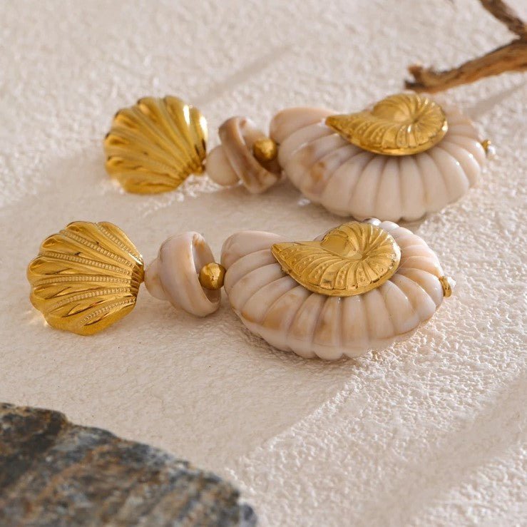 ShellMuse Drop Earrings - Voisson