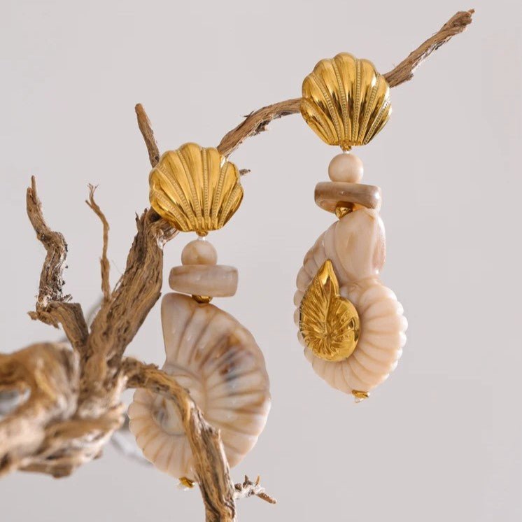ShellMuse Drop Earrings - Voisson
