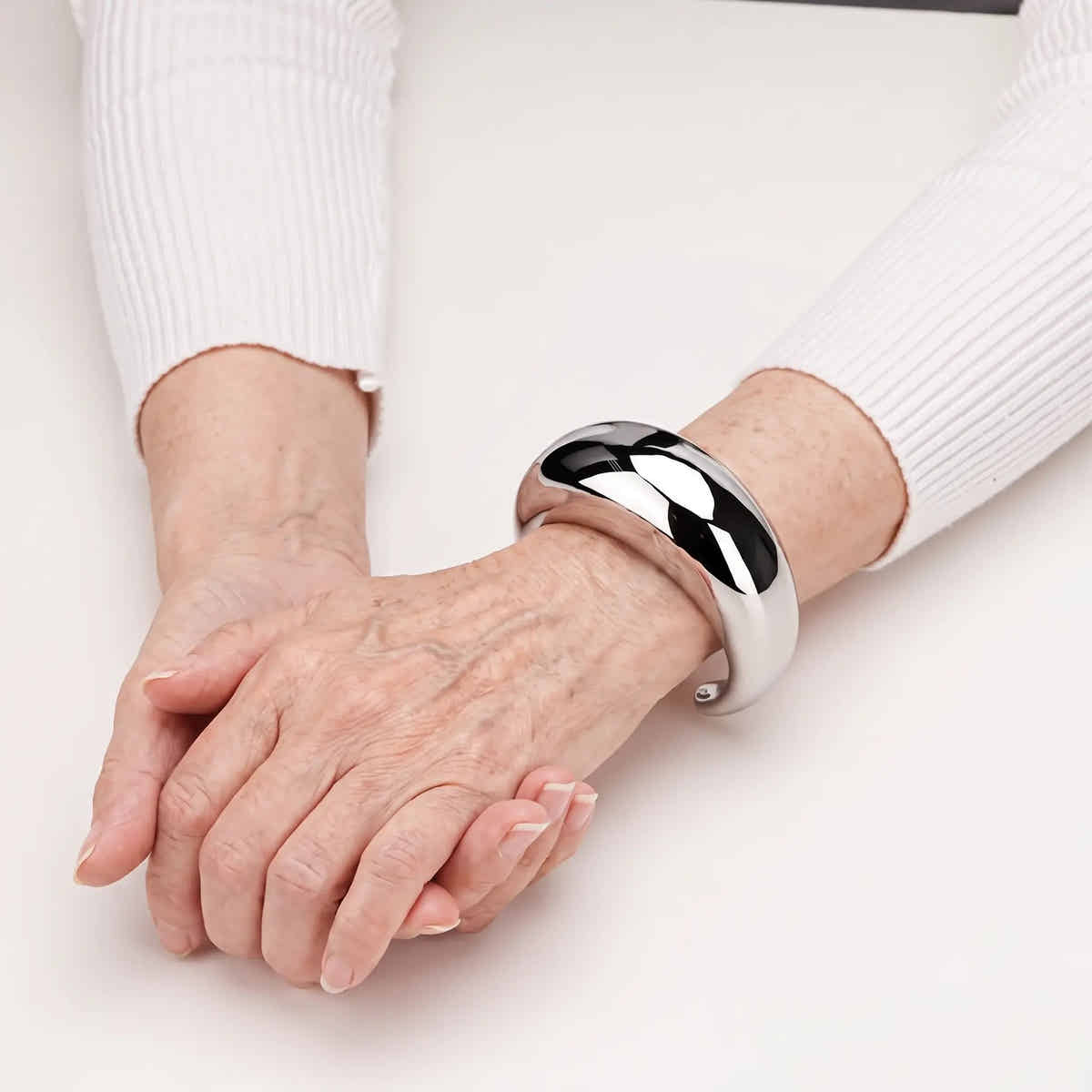 Silver Dome Cuff - Voisson