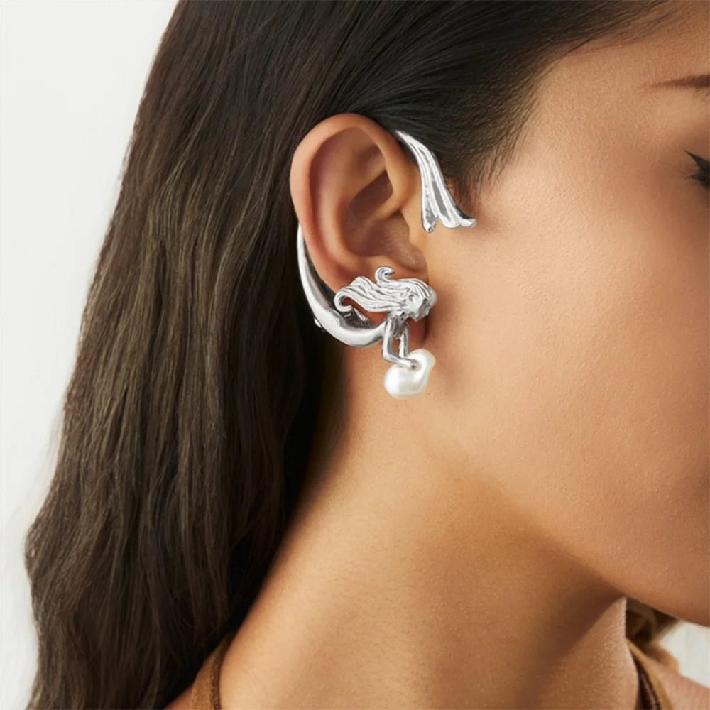 Siren Whisper Pearl Ear Cuff - Voisson