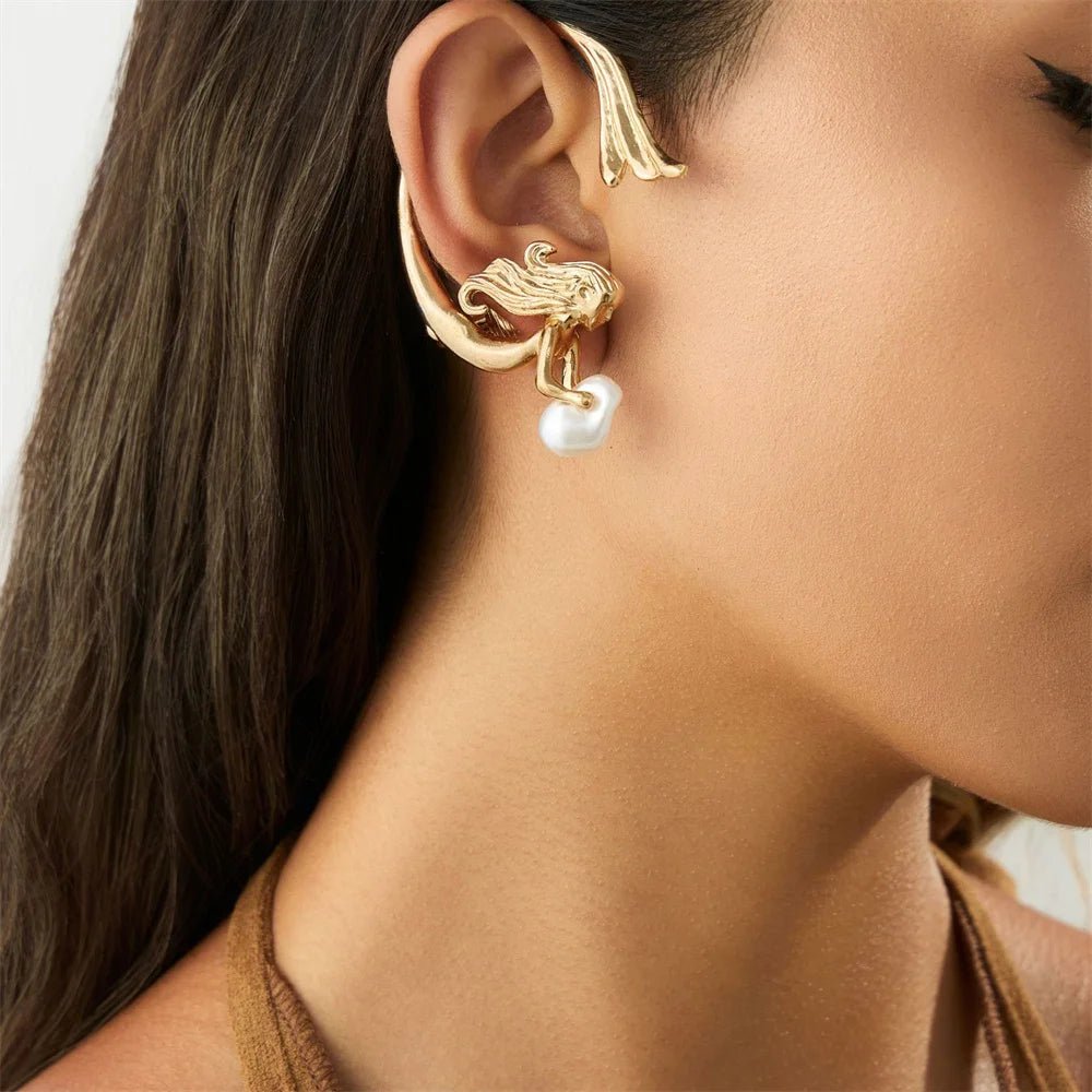 Siren Whisper Pearl Earrings - Voisson